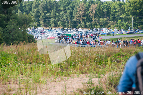 Image of DTM (Deutsche Tourenwagen Meisterschaft) on MRW (Moscow RaceWay), Moscow, Russia, 2013.08.04