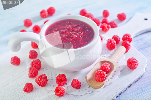 Image of raspberry and jam