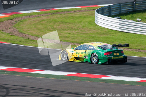 Image of DTM (Deutsche Tourenwagen Meisterschaft) on MRW (Moscow RaceWay), Moscow, Russia, 2013.08.04