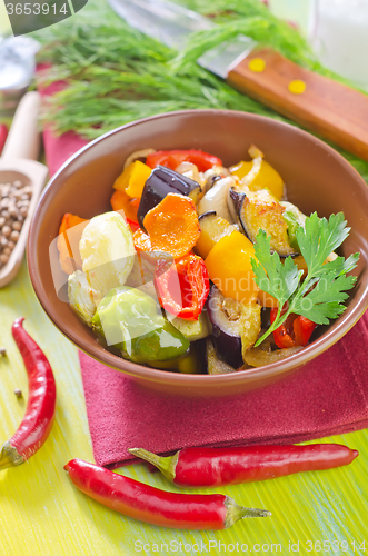 Image of baked vegetables