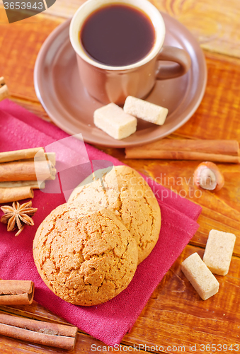 Image of cookies with coffee