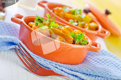 Image of baked vegetables