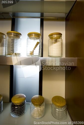 Image of Containers on the Shelf