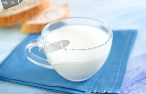 Image of milk in glass