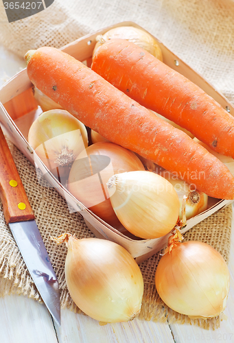 Image of onion and carrot