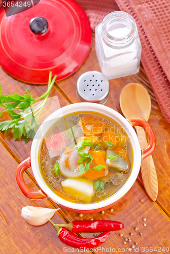 Image of fresh soup
