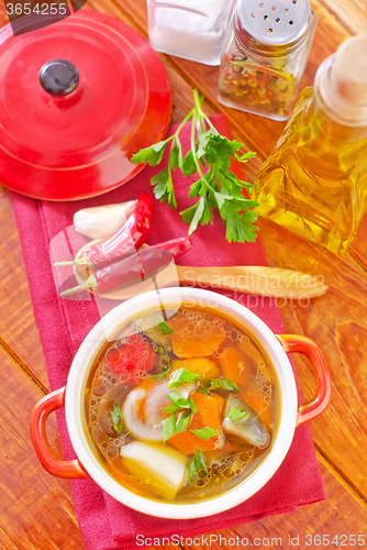 Image of fresh soup