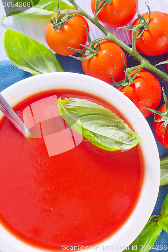 Image of tomato soup