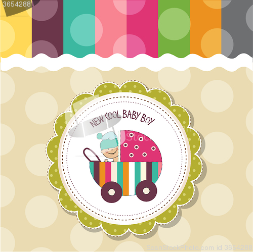 Image of baby boy shower card