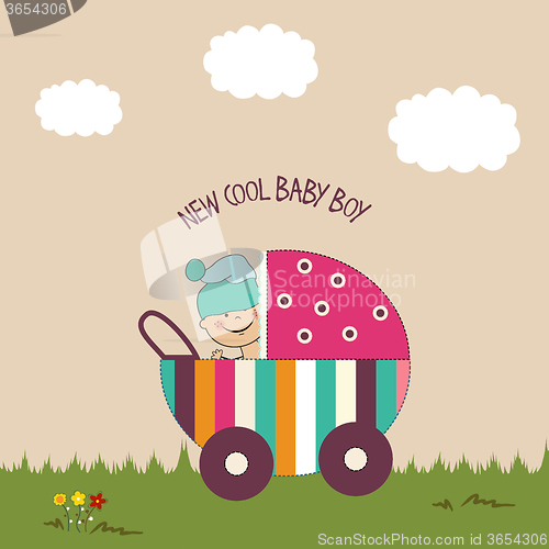 Image of baby boy shower card