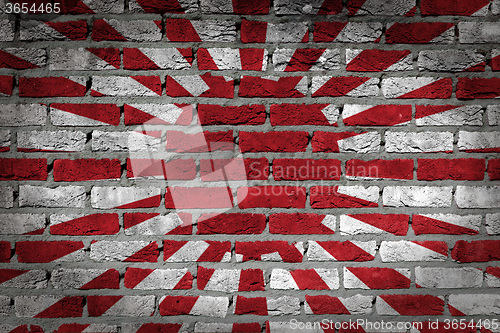 Image of Dark brick wall - Japan