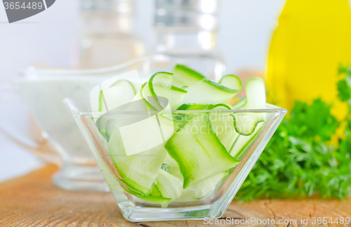 Image of salad with cucumber