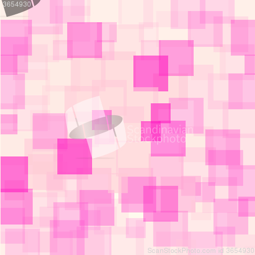 Image of  Abstract Pink Squares Futuristic Pattern