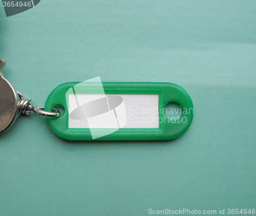 Image of Green keyring