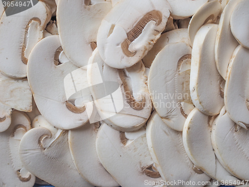 Image of Champignon mushrooms background