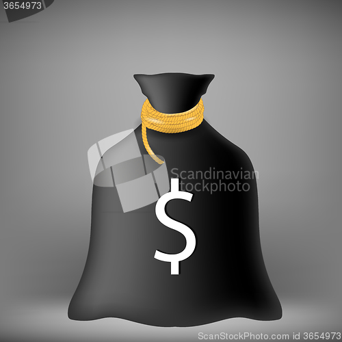 Image of Black Money Bag