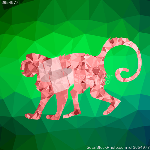 Image of Red Mosaic Monkey