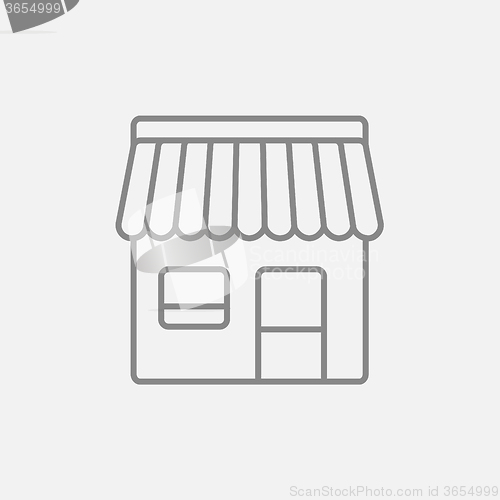 Image of Shop line icon.