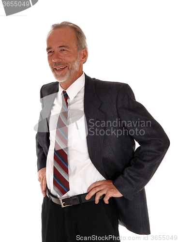 Image of Middle age professional man standing smiling.