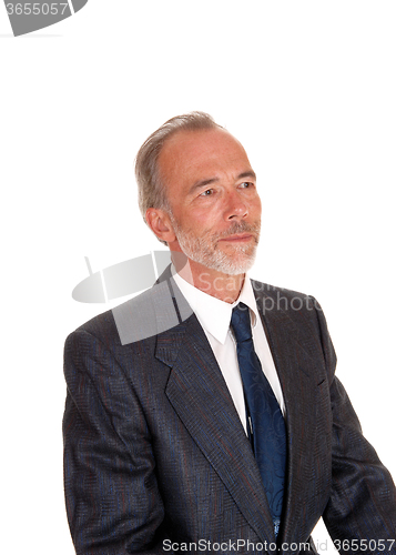 Image of Portrait of middle age man in suit.