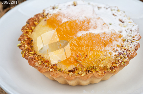 Image of sweet cakes with fruits