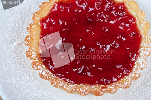 Image of sweet cakes with berries