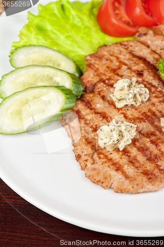 Image of Pork chop with vegetable