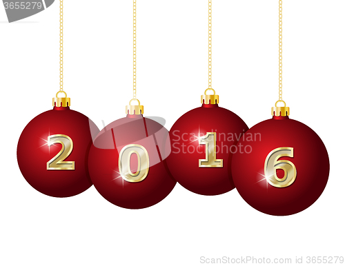 Image of Glass Christmas Balls 2016
