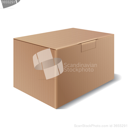 Image of Vector cardboard box