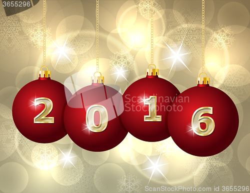 Image of Glass Christmas Balls 2016
