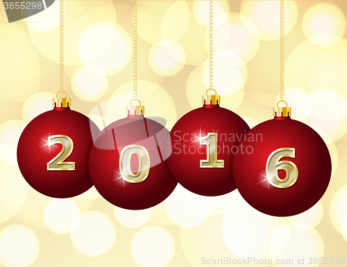 Image of Glass Christmas Balls 2016