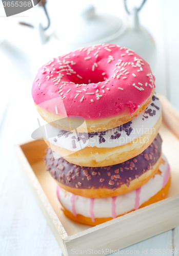 Image of Sweet donuts, different kind from donuts