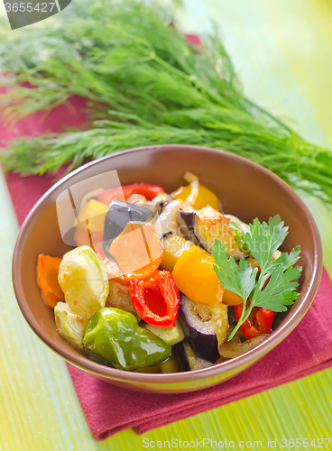 Image of baked vegetables