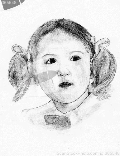 Image of girl drawing