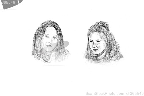 Image of girls drawing