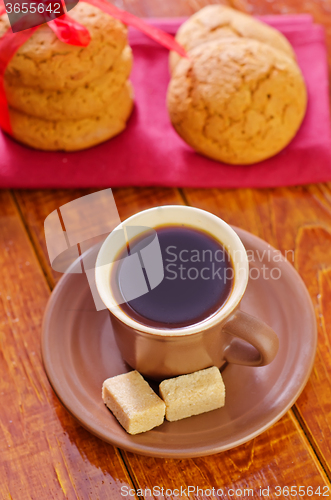 Image of cookies with coffee