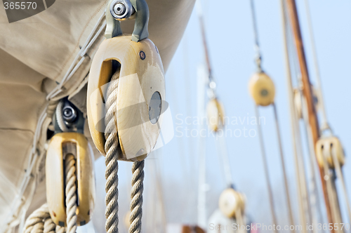Image of Boat pulleys
