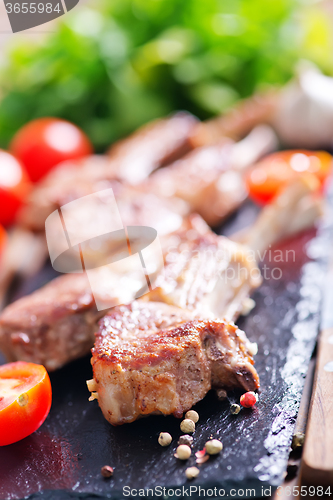 Image of fried chop meat