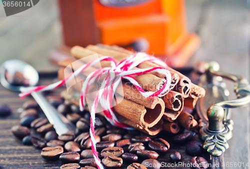 Image of coffee and aroma spice