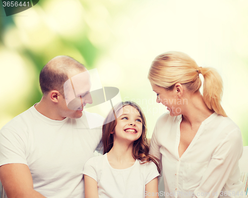 Image of happy family at home