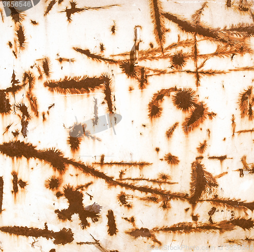 Image of Retro looking Rusted steel