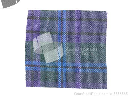 Image of Tartan fabric sample