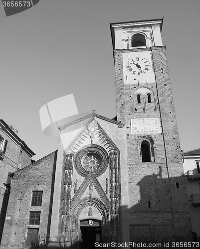 Image of Black and white Duomo di Chivasso