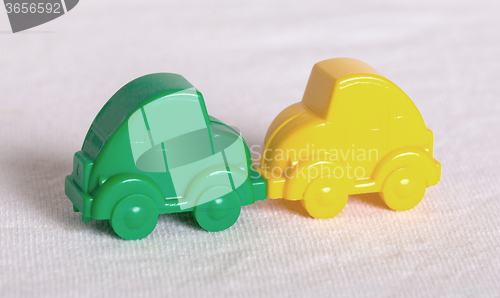 Image of Toy cars isolated