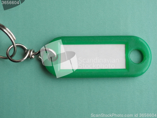 Image of Green keyring