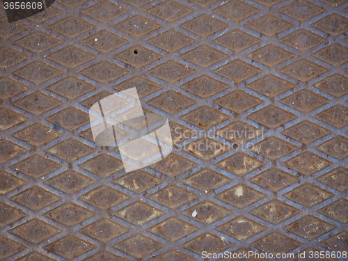 Image of Steel diamond plate background