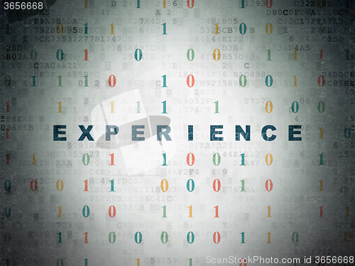 Image of Business concept: Experience on Digital Paper background