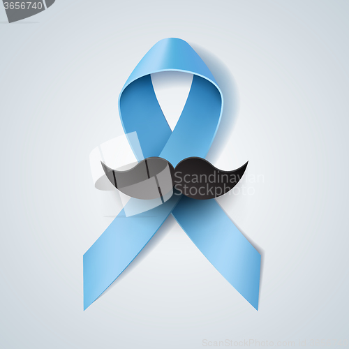 Image of Prostate cancer ribbon awareness