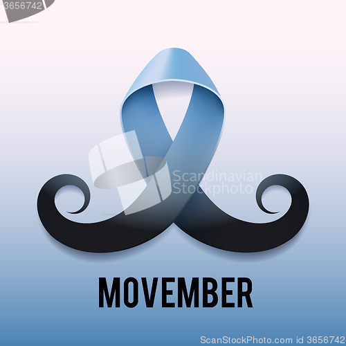Image of Prostate cancer ribbon awareness