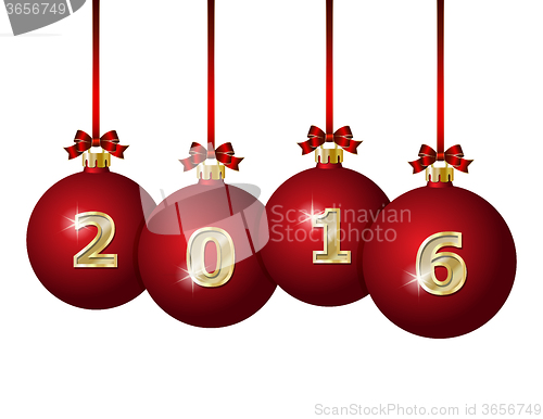 Image of Glass Christmas Balls 2016